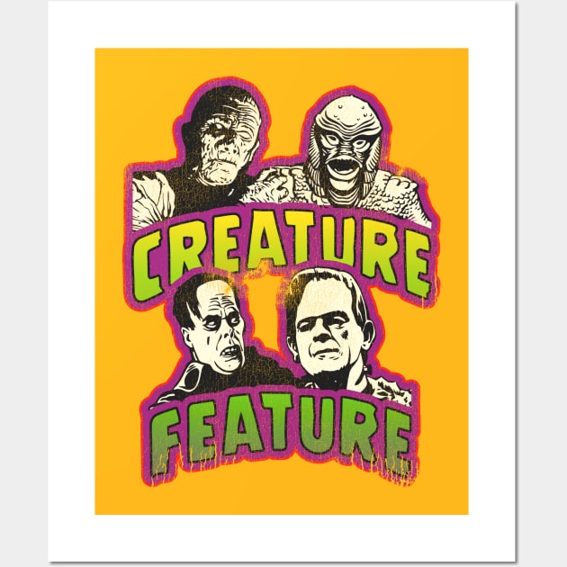 Creature Feature Wall Art by darklordpug